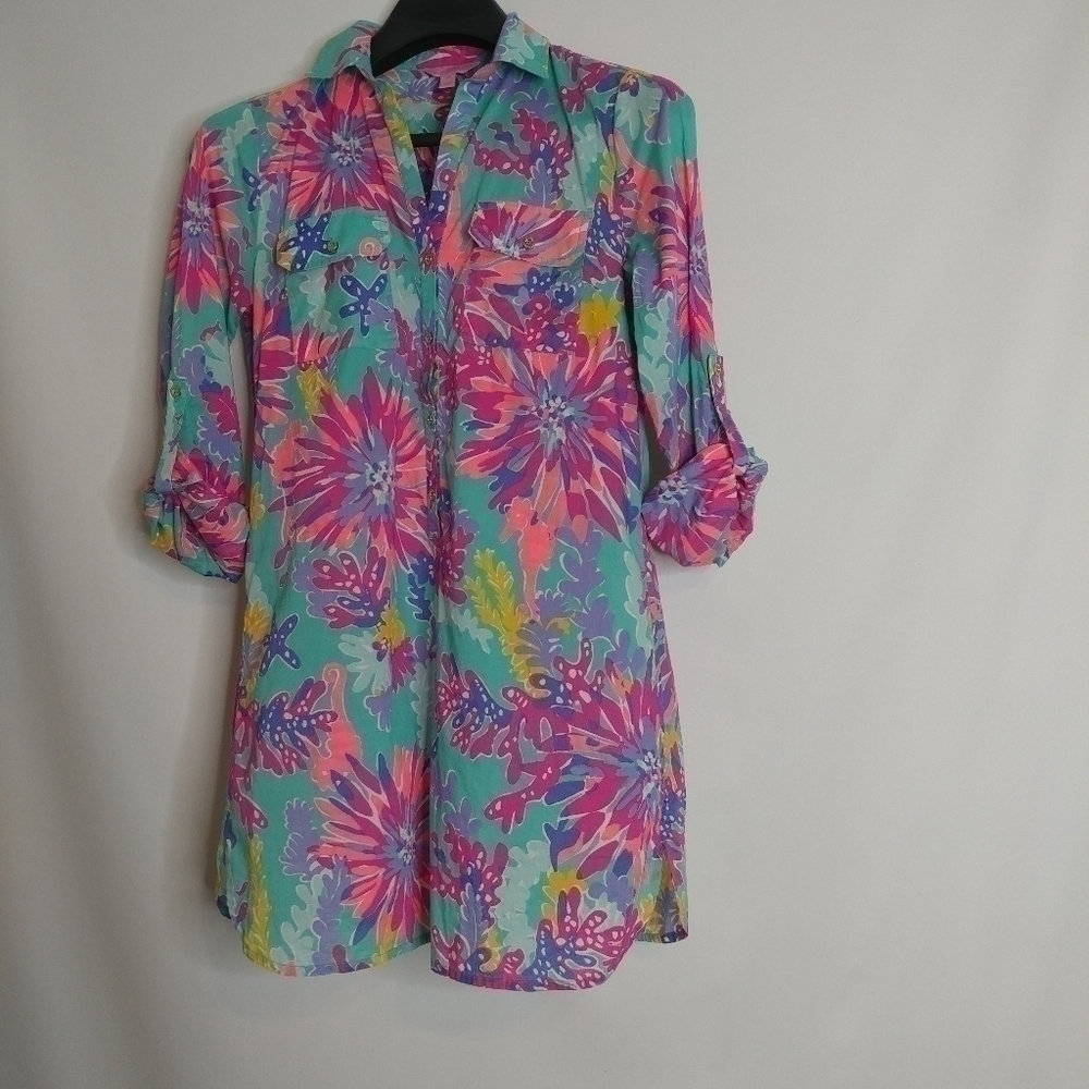 Lilly Pulitzer Captiva Tunic Cover Dress - Picture 6 of 13